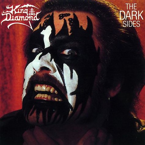 King Diamond-The Dark Sides 1988 Compilation Mercyful Fate, King Diamond, Concept Album, Metal Albums, Fright Night, Cover Artwork, Arte Horror, Metal Music, Black Vinyl