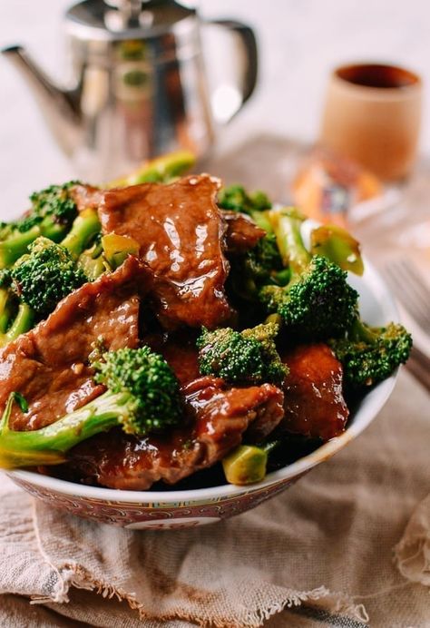 Beef and Broccoli was one of the most popular dishes in our family’s Chinese takeout restaurant. Get our restaurant secrets in this authentic beef and broccoli recipe. Source: thewoksoflife.com Beef And Broccoli Recipe, Wok Of Life, Woks Of Life, The Woks Of Life, Mapo Tofu, Beef And Broccoli, Broccoli Recipe, Broccoli Stir Fry, Brown Sauce