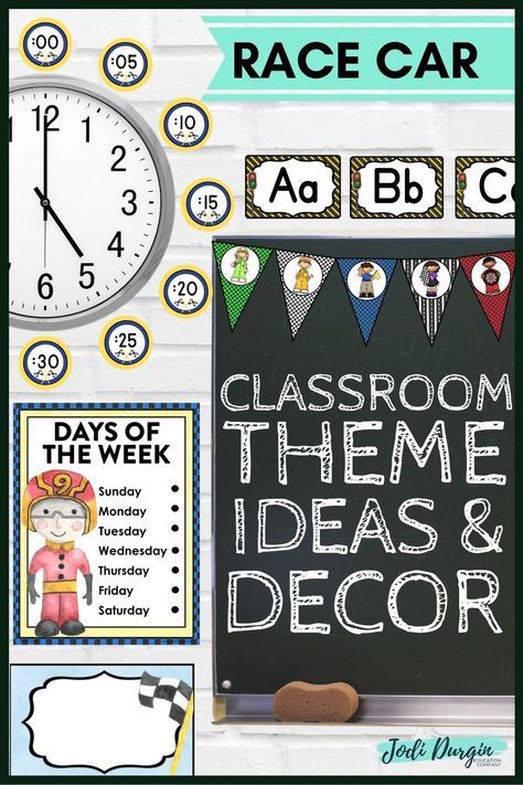 Race Car Classroom Theme Bulletin Boards, Cars Classroom Theme, Car Theme Classroom, Race Car Classroom Theme, Car Classroom Theme, Bulletin Board Sayings, Classroom Theme Ideas, Race Theme, White Classroom