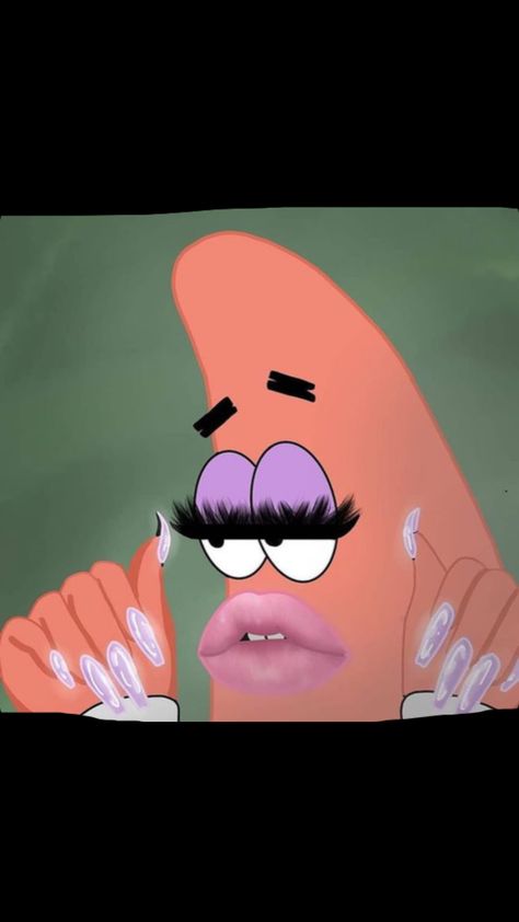 Baddie Patrick #patrick #star #baddie Baddie Patrick Star, Slay Patrick, Baddie Patrick, Meme Pics, Random Meme, Patrick Star, Cute Cartoon Drawings, Meme Pictures, Cartoon Drawings