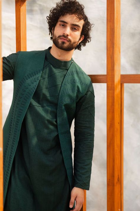 Jatin Malik, Men Dressing, Collar Kurta, Kurta Set Men, Indian Groom Wear, Kurta Set For Men, Kurta Men, Wedding Party Outfits, Mens Kurta Designs