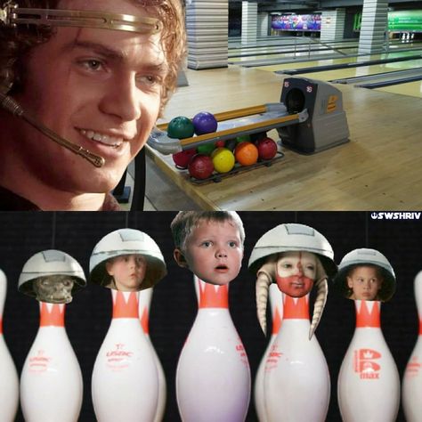 Bowling Memes, General Kenobi, Prequel Memes, Star Wars Jokes, Laser Tag, Super Secret, Funny Picture, Bowling Ball, Bad Feeling