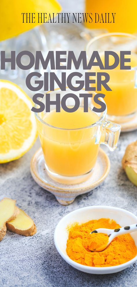 THIS POST INCLUDES A HOMEMADE GINGER SHOTS RECIPE AND THE BEST INGREDIENTS TO USE. Ginger Shots With Coconut Water, Ginger Shot Recipe For Acne, How To Make Ginger Shots At Home, Ginger Tumeric Shots Without Juicer, Ginger Cayenne Shots, Ginger Shot Recipe For Gut Health, Ginger Tumeric Shot Benefits, Gingershots Recipe Healthy, Morning Ginger Shot Recipe