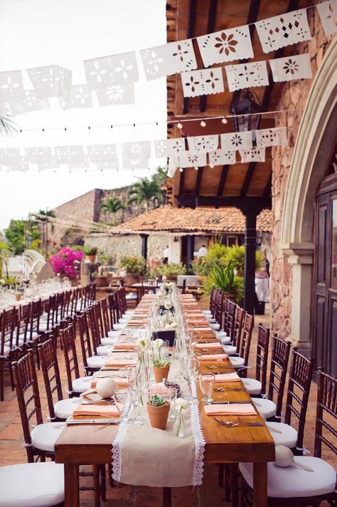 Photography By / http://klkphotography.com,Event Coordination, Floral Event Design By / http://thedazzlingdetails.com All White Mexican Wedding, Registry Wedding, Puerto Vallarta Wedding, Mexican Themed Weddings, Hacienda Wedding, Rustic Wedding Ceremony, Wedding Party Planning, Spanish Wedding, Boda Mexicana