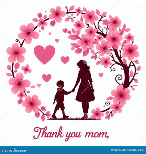 Thank You Mom, I Love You Mom, Love You Mom, Editorial Illustration, Love Images, Happy Mothers Day, Happy Mothers, Photo Image, Mothers Day