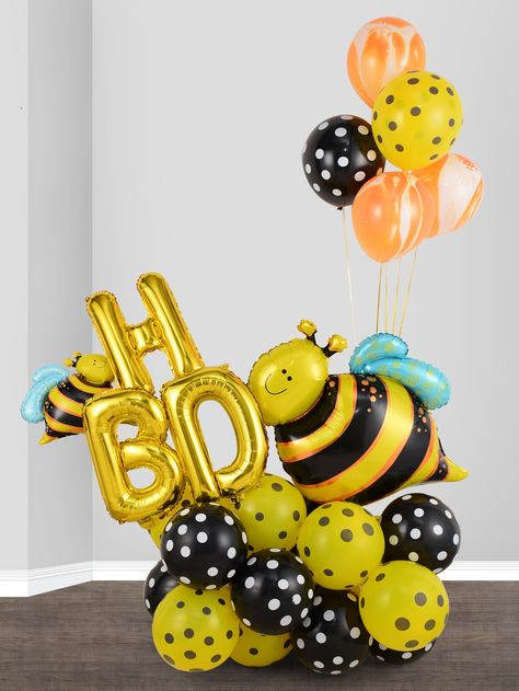 Dogs Birthday, Bee Party, Bee Inspired, Birthday Decor, Baby Shower Balloons, Dog Birthday, Event Party, Diy Supplies, Latex Balloons