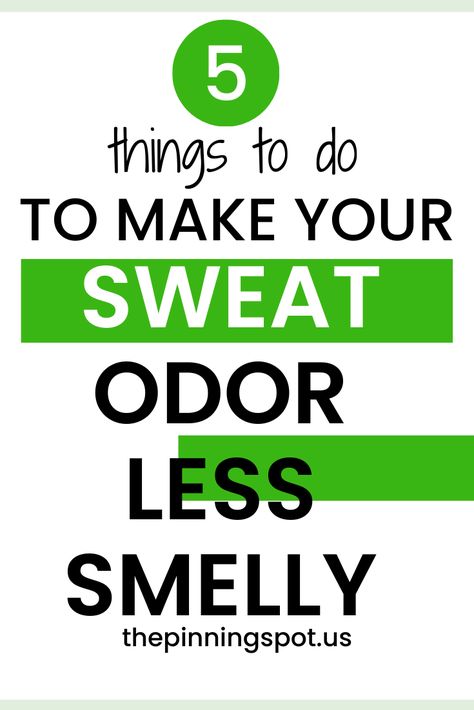 In this post, you'll learn five effective strategies to banish sweat odor for good. Discover how to smell fresh all day with simple yet powerful remedies and lifestyle changes. So if you're struggling with persistent sweat odor then, this comprehensive guide will give you practical and easy-to-implement tricks to reduce sweat smell, help you eliminate unpleasant smells and provide you with lifestyle changes to help you smell good effortlessly. How To Reduce Sweat Smell, How To Smell So Good All Day, How To Smell Good Even When Sweating, How To Reduce Body Odor, How To Smell Good All Day, Smell Fresh All Day, Belly Button Smell, Body Odor Remedies, Odor Remedies