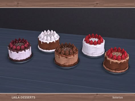 Sims 4 Recipes, Sims Build Cc, Ts4 Cc Alpha, Sims 4 Restaurant, Sims 4 Mods Accessories, Sims Food, 4 Cake, Sims 4 Kitchen, Sims 3 Mods