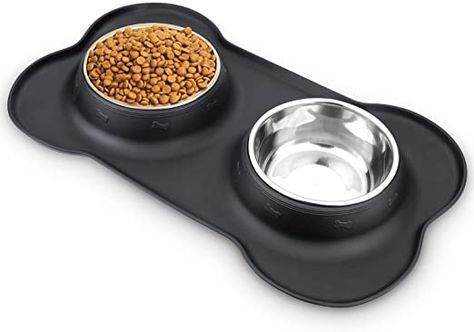 Large Dog Bowls, Elevated Dog Feeder, Dog Bowl Mat, Stainless Steel Dog Bowls, Food Bowls, Dog Water Bowls, Cat Dishes, Dog Food Bowls, Pet Dogs Puppies