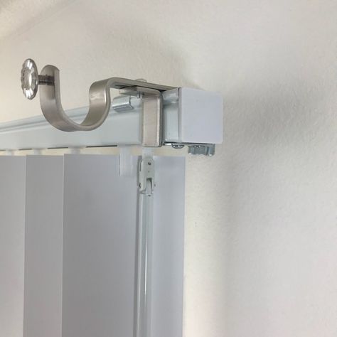 NoNo Bracket - Outside Mounted Blinds Curtain Rod Bracket Attachment (Set of 3) - Walmart.com - Walmart.com Black Out Curtains, Hanging Curtain Rods, Vinyl Blinds, Copper Kitchen Sink, Curtain Brackets, Rod Bracket, Curtain Rod Holders, Vertical Blind, Curtain Holder