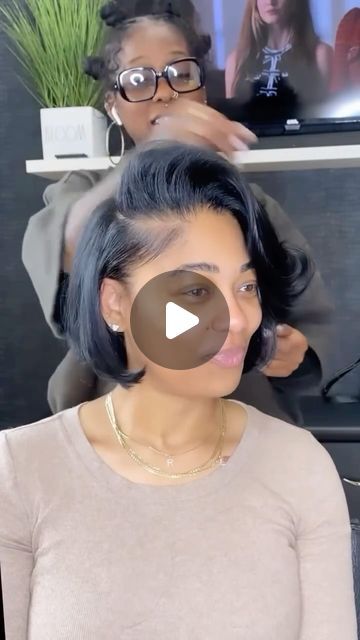 The BobLyfe on Instagram: "Giving your client a Bob with character, edge, and volume is PHENOMENAL work! 👏🏽💯

Great job by Hairstylist @missprettynish located in Orlando, Florida.

#TheBobLyfe #PhenomenalWork #BombBob #BobInspiration #BobSlay 

Are you feeling this look?" Black Women Bob Hairstyles Mid Length, Volume Bob, A Bob, Mid Length Hair, Great Job, Orlando Florida, Black Women Hairstyles, Bob Hairstyles, Mid Length