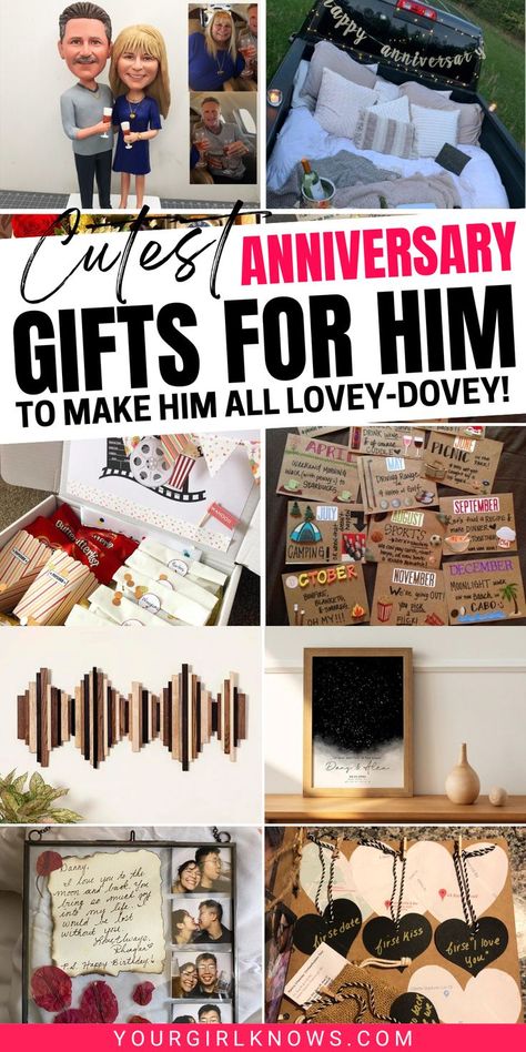 Anniversary gifts for him don't have to be expensive. In fact, some of the best anniversary gifts are homemade! If you're looking for a way to make your man feel loved and appreciated, check out these 60 DIY anniversary gift ideas that will make him go crazy for you. From sentimental gifts to funny gag gifts, we've got you covered! 1 Year Anniversary Gift Ideas Homemade, Anniversary Diy For Him, Amazon Anniversary Gifts For Him, Ideas For 1st Anniversary For Him, Gifts For 1st Anniversary For Him, Big Anniversary Gifts For Him, Thoughtful Anniversary Gifts For Him Diy, Diy 5 Year Anniversary Gift For Him, Anniversary Gift Ideas For Him Homemade