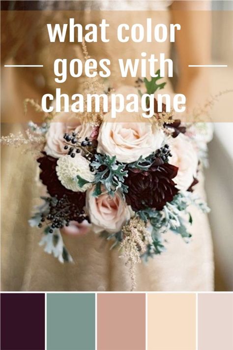 Champagne And Orange Wedding Colors, Orange Wedding Colors, Champagne Gold Color, Colour Therapy, Gold Color Combination, Red Champagne, Champagne Dress, Aqua Mint, Orange Turquoise