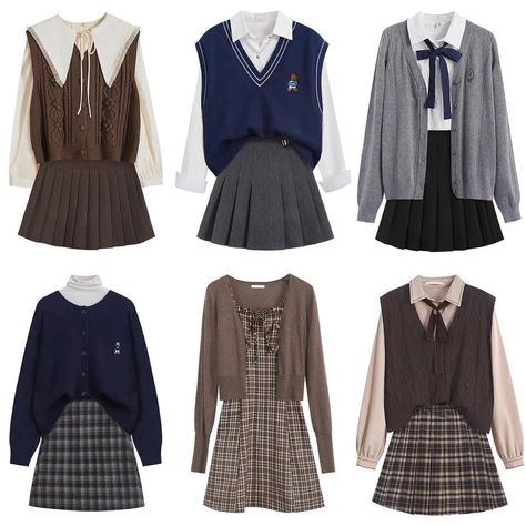 Academia Outfits, Kawaii Fashion Outfits, Pleated Skirts, School Uniforms, Swaggy Outfits, Fashion Design Clothes, Casual Style Outfits, Teen Fashion Outfits, Looks Vintage