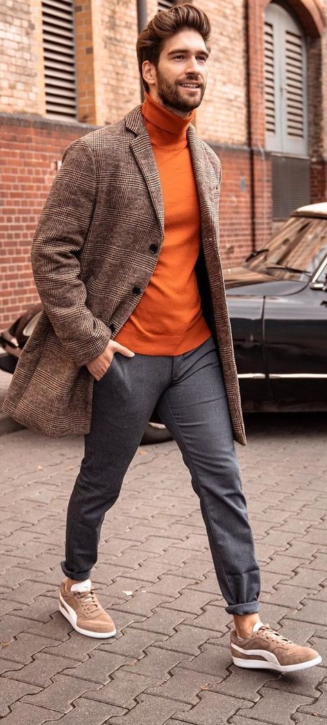 Color Combination Men Outfit, Men’s Outfit Colour Combinations, Best Colour Combinations Clothes For Men, Colour Combinations Clothes Mens Casual, Best Colour Combo For Men, Grwm Men, Turtle Neck Outfit Men, Turtle Neck Outfits, Turtleneck Outfit Men