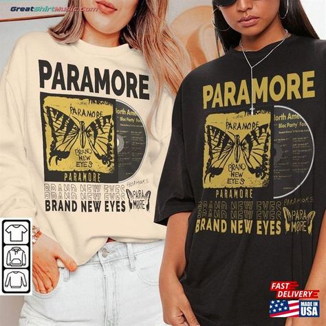 Paramore Music Shirt Y2k 90S Merch Vintage Announce 2023 Tour Tickets Album Brand New Eyes V1 Tee Gift For Fan Classic T-Shirt Check more at https://greatshirtmusic.com/product/paramore-music-shirt-y2k-90s-merch-vintage-announce-2023-tour-tickets-album-brand-new-eyes-v1-tee-gift-for-fan-classic-t-shirt/ Bloc Party, Shirt Y2k, Paramore, Y2k 90s, Classic T Shirts, Fan, Brand New, Music, T Shirt