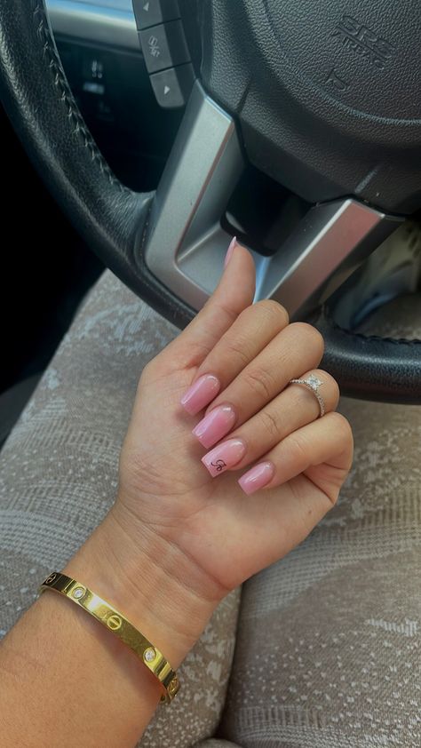 J Nails, Pink Tip Nails, Medical Journal, Acrylic Toe Nails, Punk Nails, Spring Acrylic Nails, Clear Nail, Simple Gel Nails, Work Nails