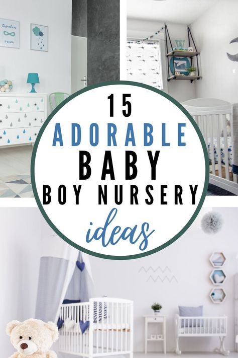 Bedding For Baby Boy, Nursery Room Babyboy, Baby Boys Room Nursery, Cute Nursery Ideas Boy, Baby Boy Simple Nursery, Baby Boy Nursery Animals, Babyboy Decoration Room, Blue Themed Nursery, Baby Boy Nursery Decor Ideas