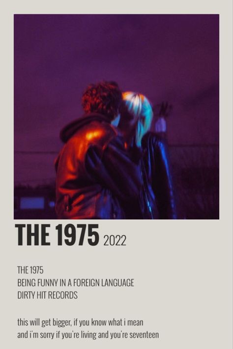 The 1975 Bfiafl, The 1975 Poster, 1975 Poster, The 1975 Concert, 1975 Concert, Song Posters, Polaroid Posters, Polaroid Poster, Room Prints