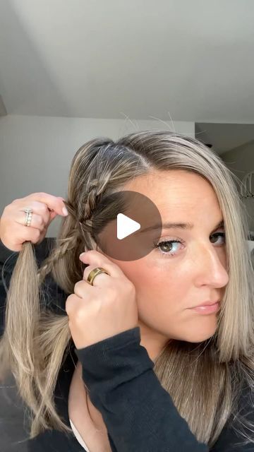 Alexa Mcmanaman on Instagram: "Easy Side Part Hairstyle🩷

•
•
•
•
•
 I can’t believe how secure this feels! All you need is 2 small clear elastics. The flying fuzzies were paid actors 😂🥲

#hair #hairtutorial #hairideas #sidepart #sideparthairstyle #hairhack #hairtrends #hairvideos #haircut hairstyles" Flat Head Hairstyle, Hairstyles For Side Parted Hair, Side Parting Hairstyles, Hairstyles Side Part, Side Part Hairstyle, Side Parting, Side Part Hairstyles, Fun Hair, Side Part