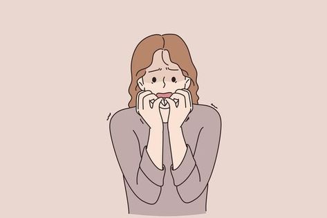 Being worried and stress concept | Premium Vector #Freepik #vector #woman #girl #character #cartoon Canva Stickers, Minimal Drawing, Civil Law, Girl Cartoon Characters, Scene Drawing, Simple Poster, Girl Character, Character Cartoon, Pinturas Disney