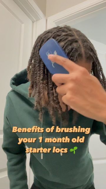 Brushing Locs, Loc Brushing, Two Stand Starter Locs, Matured Locs, Two Strand Twist Starter Locs 4c Hair, Soft Locs Hairstyle, 2 Strand Twist Starter Locs, Starter Locs 4c Hair, Two Strand Twist Starter Locs