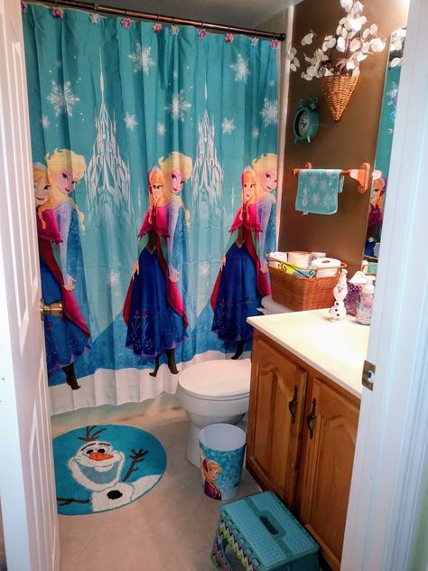 Frozen Bathroom, Emma Marie, Themed Bathroom, Frozen Themed, Kid Room, Frozen 2, Led Neon Signs, Led Neon, Disney Frozen