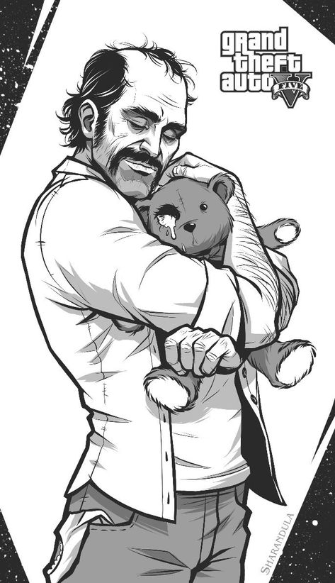 Trevor Gta Fanart, Trevor Philips Fanart, Gta 5 Fanart, Gta 5 Trevor, Elena Berezina, Trevor Phillips, Grand Theft Auto Artwork, Trevor Philips, Gamers Anime