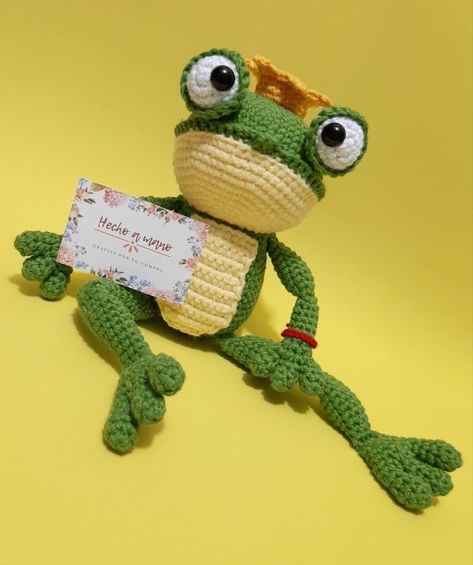 Kindness Crochet, Frog Crochet Pattern, Amigurumi Frog, Stitch Head, Frog Crochet, Amigurumi Today, Knit Top Patterns, Crochet Frog, Easter Crochet Patterns