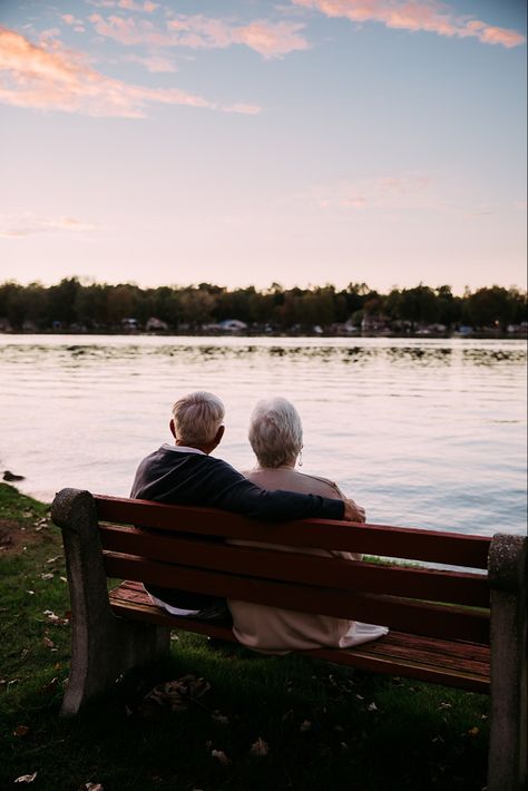 Michigan, beautiful landscape, grandparents, outdoor photoshoot, lake photoshoot, couples photoshoot, older couple, utah photography, LGBTQ+ friendly photographer, pose inspo, pose prompts, intimate, couples session, romantic, sweet couple, golden hour, lake, grass, waterfront property, cardigan Older Love Couple, Retired Couple Photography, Multiple Couples Photoshoot, Middle Aged Couples Photoshoot, Old Couple Picture Ideas, Elderly Photoshoot Ideas, Grandparents Photoshoot Ideas, Elder Couple Photography, Couples Photoshoot Older