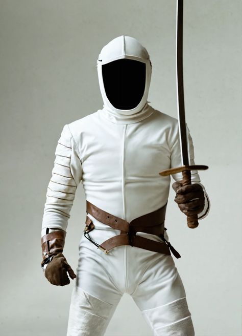 Fullbody Fencing Suit - Agile and Ready

Professional fencer in full gear holding a rapier. Fencing is a thrilling sport that combines skill, precision, and athleticism. 🤺💪 #fencing #fencer #swordfight #rapier #suits #athlete #professional #sports