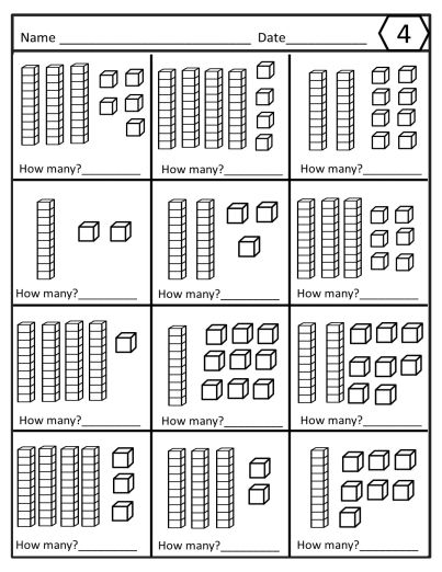 Subtractions Without Regrouping Worksheet Holiday Math Worksheets, Preschool Charts, Math Wall, Place Value Worksheets, Math Subtraction, Math Graphic Organizers, Math Centers Middle School, Math Place Value, Kids Math