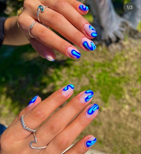 College Nails, Summer Nails 2023, Bright Summer Nails, Cute Simple Nails, Lady Fingers, Summery Nails, Round Nails, Nails 2023, Manicure Y Pedicure