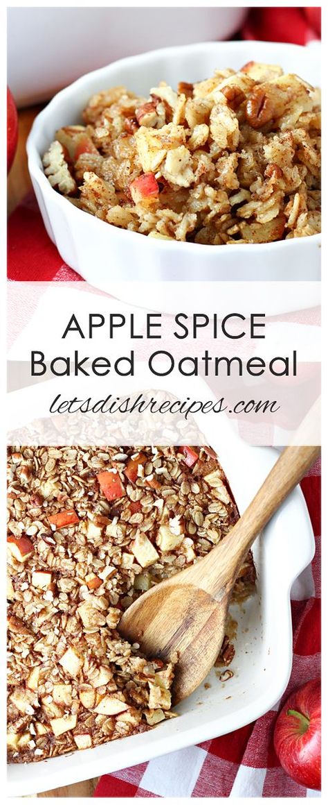 Slow Cooker Apple Cobbler, Oatmeal Baked, Chilly Fall Morning, Baked Breakfast, Baked Breakfast Recipes, Baked Oatmeal Recipes, Apple Spice, Fall Morning, Healthy Recipes Easy Snacks