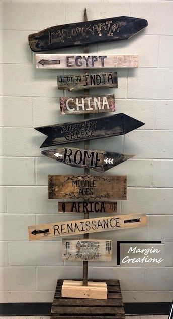 History Decorations Classroom, World History Classroom Bulletin Boards, International Classroom Theme, Male History Teacher Classroom, Archeology Classroom Theme, History Classroom Theme, Classroom Decor Social Studies, Social Studies Teacher Aesthetic, Ancient Civilizations Bulletin Boards