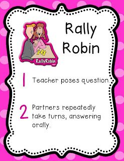 Rallyrobin instructions Kagen Strategies, Kagan Strategies, Kagan Structures, Cooperative Learning Strategies, Cooperative Learning Activities, Problem Based Learning, Values Education, Instructional Technology, Instructional Strategies