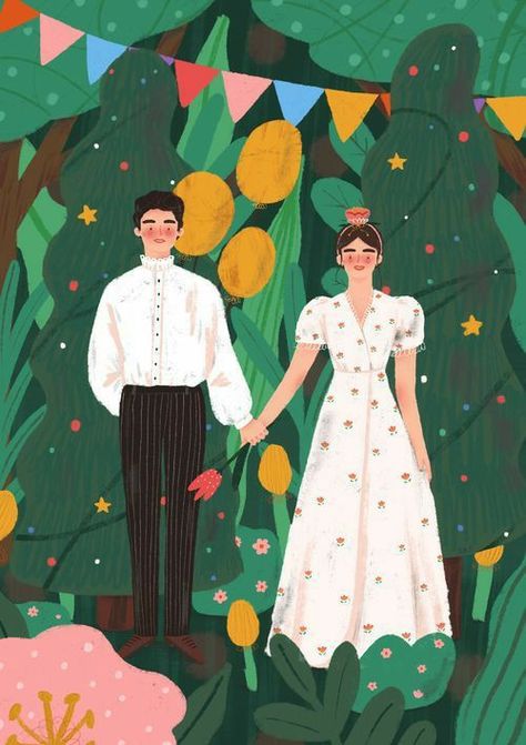 Wedding Illustration Couple, Couple Illustration Wedding, 카드 디자인, Wedding Illustration, Wedding Posters, 캐릭터 드로잉, Couple Illustration, Family Illustration, Love Illustration