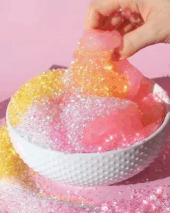 Peach Stimboard, Stim Board Pink, Pastel Stimboard Gifs, Pink And Yellow Stimboard, Pink And Yellow Stim Gif, Lemon Stim Gif, Pink Gif Stim, Sensory Images, Glitter Slime