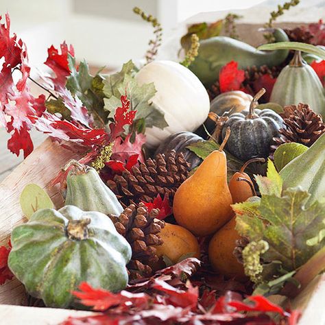 Combo Arrangement Pinecone Centerpiece, Spiritual Style, Faux Pumpkins, Pine Cone Decorations, Fall Arrangements, Diy Fall Wreath, Pumpkin Centerpieces, Harvest Decorations, Halloween Table