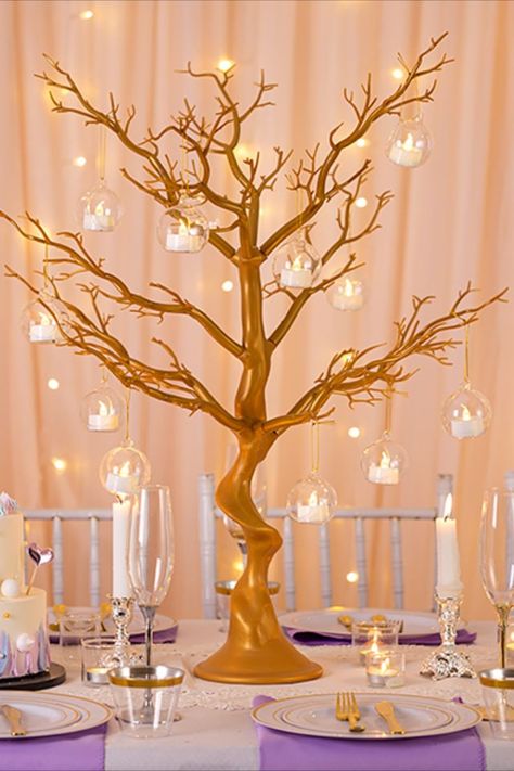 You could use it as part of every holiday decor, not just Christmas but also Easter, Valentine's day, Halloween and party; both for indoor and outdoor use such as home, wedding, garden, bedroom, living room and patio. Or you may also put this decoration tree on the table, so you may feel a strong festive atmosphere every day. The ideas are endless. Halloween Tree Outdoor, Outdoor Wedding Centerpieces, Centerpieces For Tables, Cosy Decor, Fake Christmas Trees, Tables Living Room, Halloween Tree, Ornament Display, Garden Bedroom