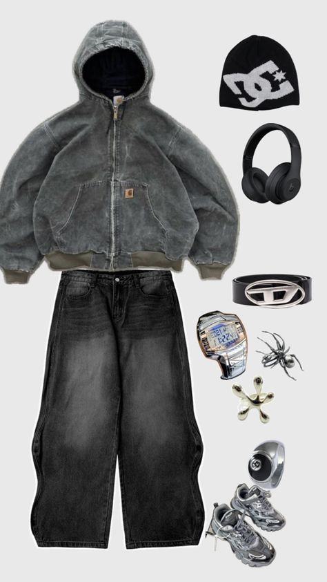 Baggy Outfit Ideas, Street Style Outfits Casual, Geeky Clothes, Silly Clothes, Baggy Clothes, Street Style Outfits Men, Street Fashion Men Streetwear, Guys Clothing Styles, Outfit Inspo Casual