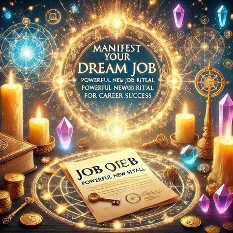 Manifest Your Dream Job: Powerful New Job Ritual Spell for Career Success by SecretSeerAtelier on Etsy Doctor Advice, Spell Cast, Clear Negative Energy, Intention Setting, Neuer Job, First Job, Career Success, Career Opportunities, Free Resources