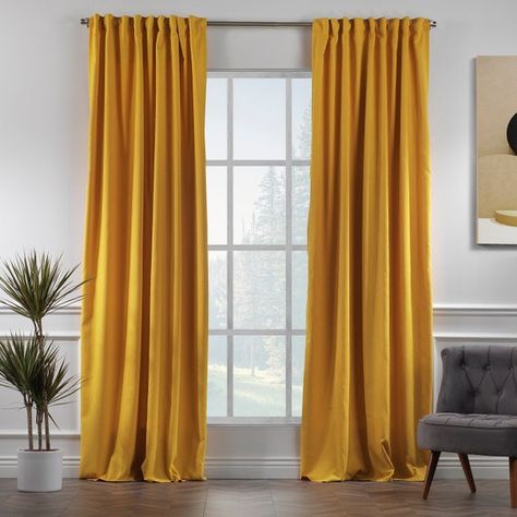 Tab Top Curtains, Sheer Curtain Panels, Decor Pillows, Velvet Curtains, Home Curtains, Window Drapes, Black Panels, Curtain Designs, Colorful Curtains