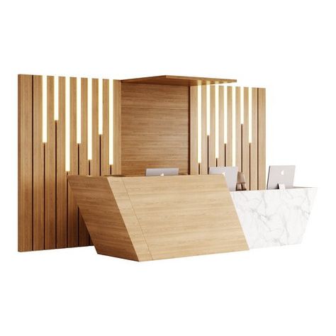 Contemporary Reception 19 Contemporary Reception, Dressing Table With Chair, Kitchen Wall Lights, Contemporary Desk, Decorative Plaster, 3d Panels, Spa Room, Cinema Room, Tiles Texture