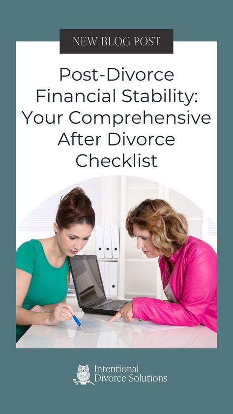 Empower yourself with essential steps and strategies to navigate the financial landscape after divorce. Our comprehensive checklist will help you analyze, organize, and take control of your finances, ensuring a stable and secure future. Don't let financial challenges hinder your new beginning. Start planning for life after divorce with our post-divorce checklist today! #financialplanning #lifeafterdivorce #afterdivorcechecklist Divorce Checklist, Divorce Finances, Coping With Divorce, Financial Checklist, Life After Divorce, Divorce Agreement, Divorce Recovery, Divorce Advice, Plan For Life