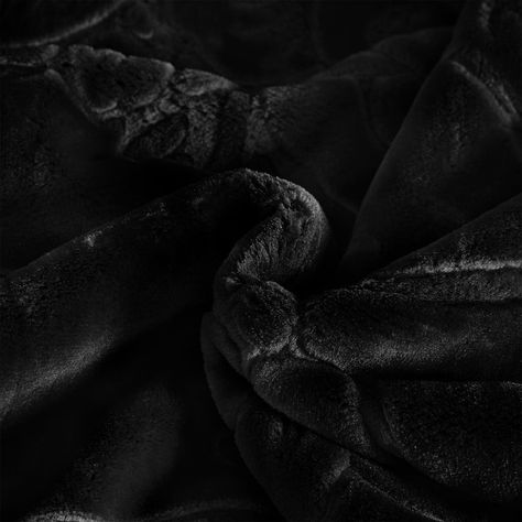 Luxury Embossed Floral Fleece Blanket - On Sale - Bed Bath & Beyond - 31984769 Black Blankets, Bed Placement, Daybed Sets, Large Sectional Sofa, Cosy Bed, Colorful Bedding, Large Sectional, Bedding Inspiration, Black Blanket