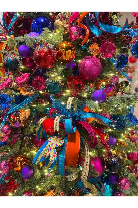 Christmas tree inspiration colorful