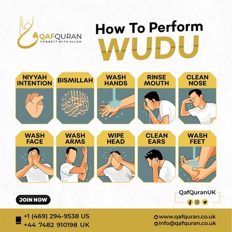 Do You Know How to Perform Wudu? #QAFQuranuk#Muslims#islam#ablution How To Perform Wudu, How To Do Wudu, Wudu Area At Home, Ablution Islam, Quran Tracker, Quran Tafseer, Male Teacher, Quran Translation, Online Quran