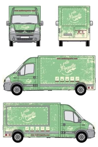 Food Truck Poster, Foodtruck Design, Olive Illustration, Food Truck Project, Catering Trailer, Beverage Poster, Coffee Trailer, Food Truck Ideas, Supermarket Design