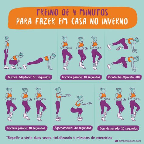 4 Minutos: o melhor treino para fazer em casa no inverno Motivation Goals, Gymnastics Workout, Yoga For Kids, Morning Workout, Physical Fitness, Easy Workouts, Workout Challenge, Fitness Diet, Fitness Training